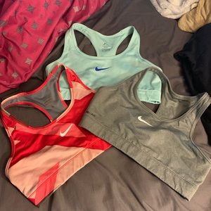 Nike pro sports bras